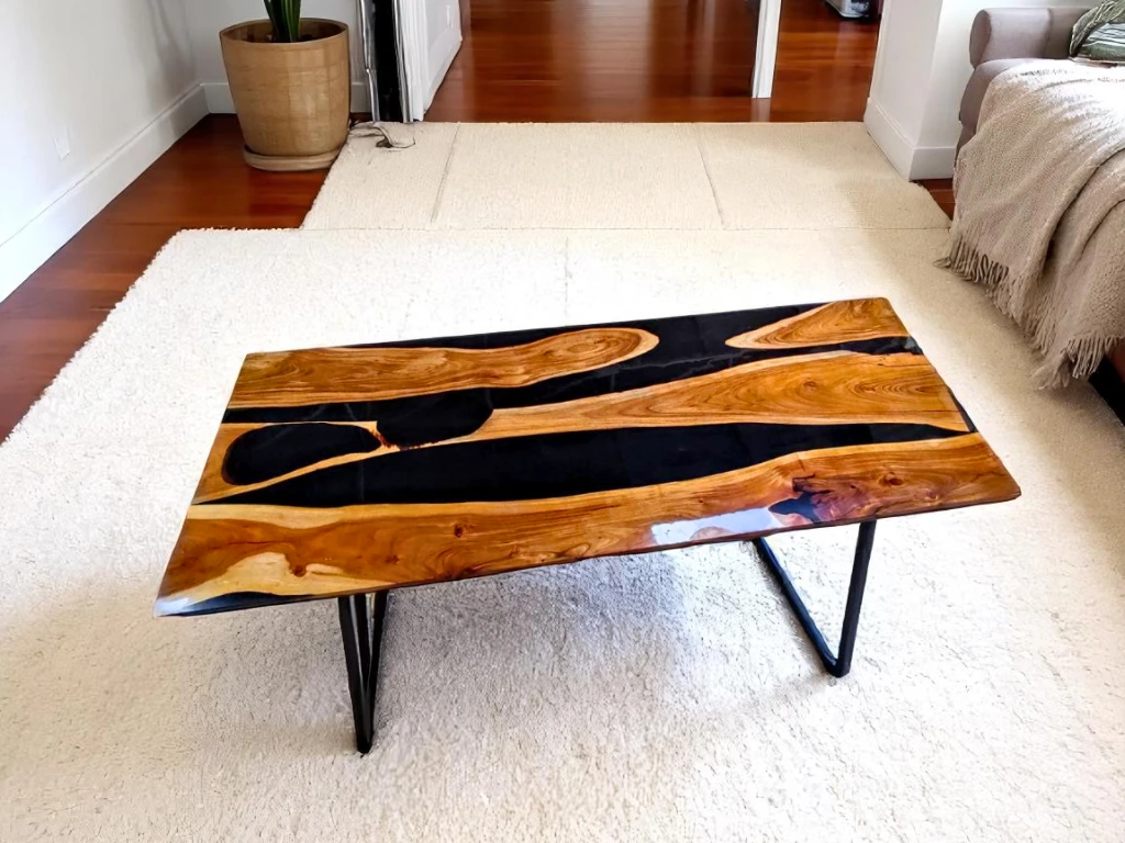 Pietradura Rectangular Dining Table with Adorable Marble Finish